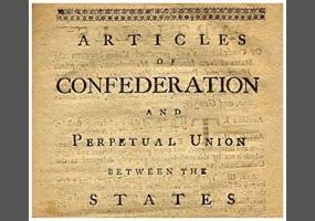 Establishing a Government Articles of Confederation Nation s first set of laws Limited central gov.