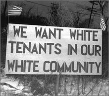 Racial Discrimination Government policies encouraged and promoted racial and class-based housing segregation By endorsing racial