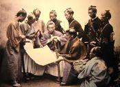 befriends Emperor Meiji 1885 - Japanese