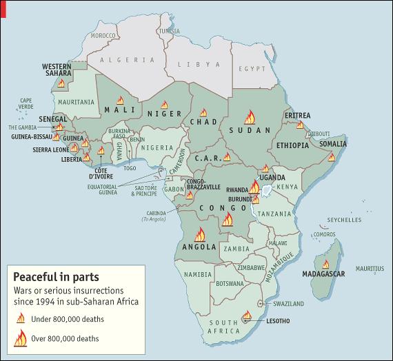 Conflicts are a common theme in Africa ECON