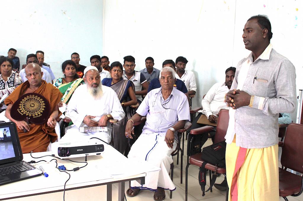 Coping with Religious Sensitivities A dispute between Buddhists and Muslims because of a Buddha statue in front of a meat shop belonging to Muslims was discussed at DIRC Badulla s monthly meeting
