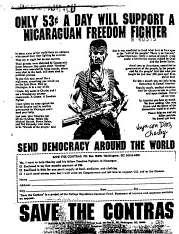 Reagan continued it Armed over 10,000 rebels Also involved in