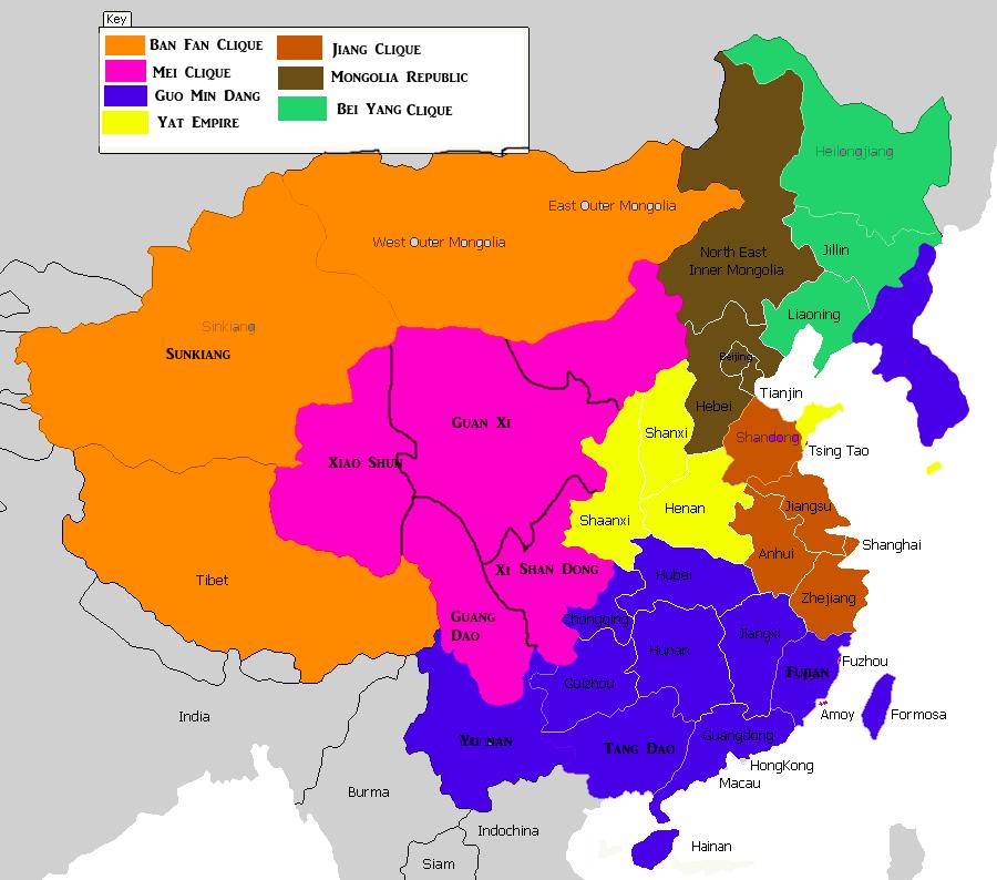 Rise of Na+onalists AVer the collapse of the Qing dynasty in 1911, it was replaced by a military dictator Yuan Shihkai.