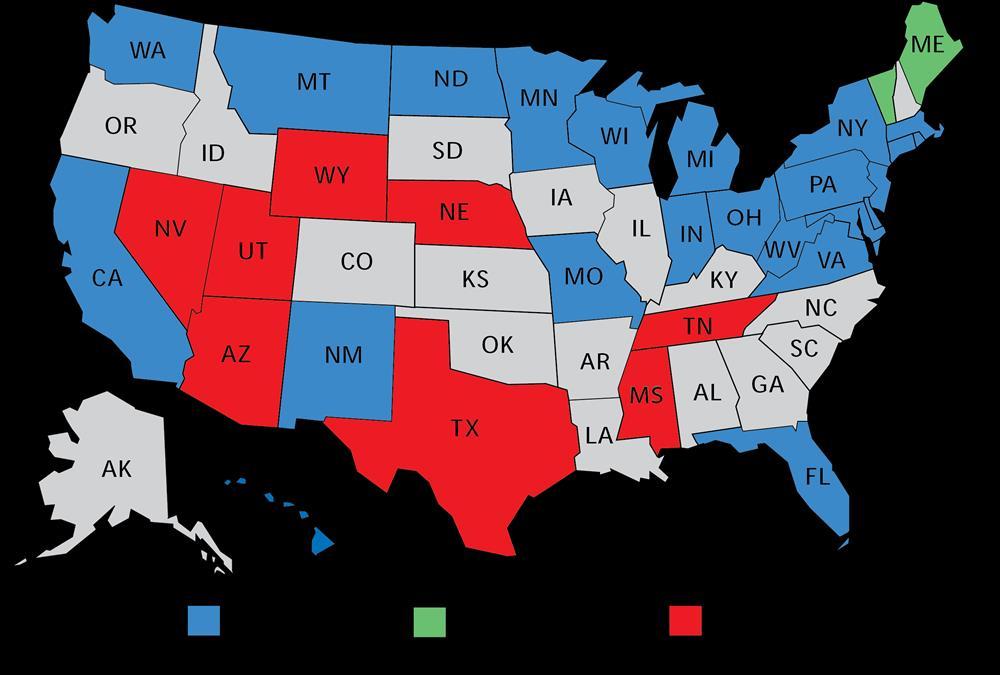 Political Outlook: 2018 Senate Map Favors Republicans, Will Factor into Policy Decisions Democrats standing for