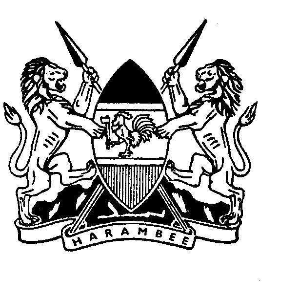 SPECIAL ISSUE Kenya Gazette Supplement No. 2 (National Assembly Bills No.
