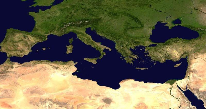 The teaching material Peter Seeberg (ed., 2007): EU and the Mediterranean. Foreign Policy and Security.