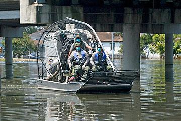 During the height of the Hurricane Katrina response,