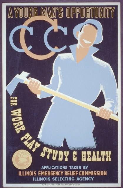 The Hundred Days and the First New Deal March 1933 Civilian Conservation Corps (CCC) Employment for 3 million young