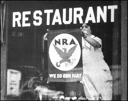 The Hundred Days and the First New Deal Patriotism and public pressure to achieve compliance with NRA