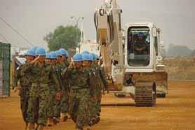 UN sites. The Coordination Center of the JSDF, having a maximum strength of 30 is stationed at Juba (South Sudan), and its detachment is stationed at Kampala and Entebbe (Uganda).