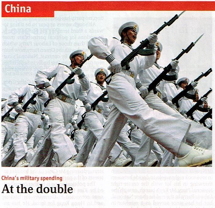 2014 Military Budget Increase It is projected that in 2014 the Chinese Military Budget will