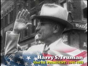 THAT S WHEN FRANKLIN ROOSEVELT STARTED HIS SECOND TERM. 02:56 Footage of Harry S.