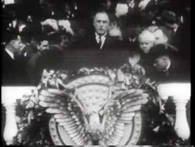 23. 04:29 Footage of Franklin Roosevelt s Inauguration speech Franklin D.