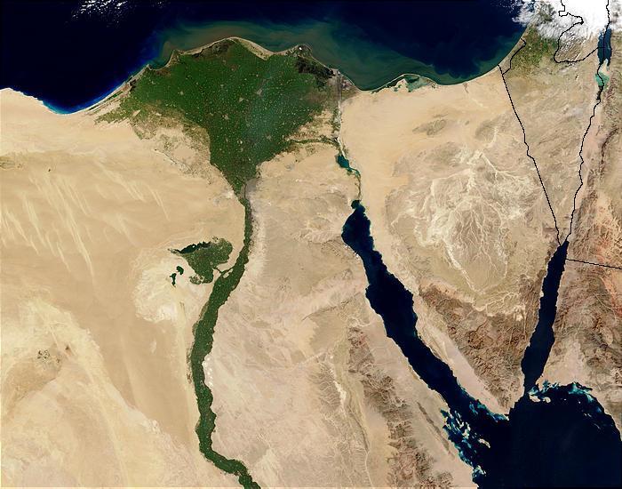 Threatened deltas With Sea-level Rise and Subsidence Nile