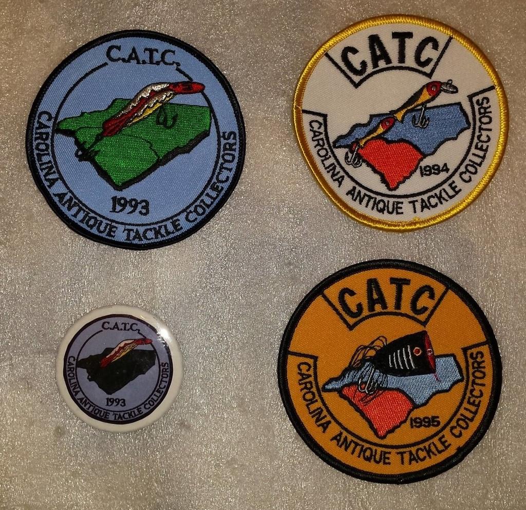 These historical CATC patches and pins will be available for sale to members at the Myrtle Beach show in November for $5.00 each.