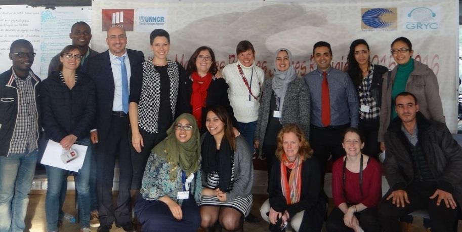 Global Refugee Youth Consultations Facilitators from UNHCR, Women s Refugee Commission and Fondation Orient-Occident, January 2016 UNHCR Capacity building and training on asylum issues: On 8 January,