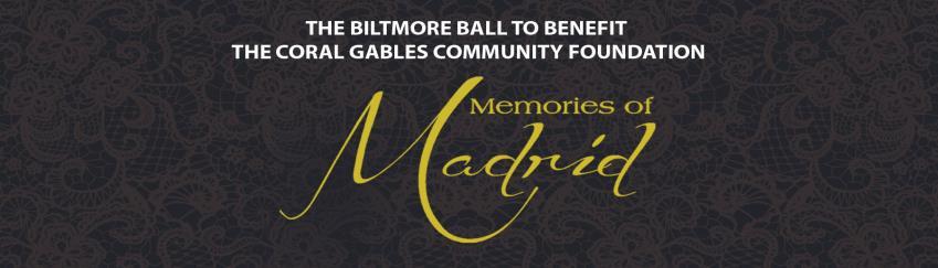 $20,000 Presenting Sponsorship Listing as Memories of Madrid presented by your Name/Company/Organization on the invitation, Foundation s website leading up to the gala and in all PR and marketing