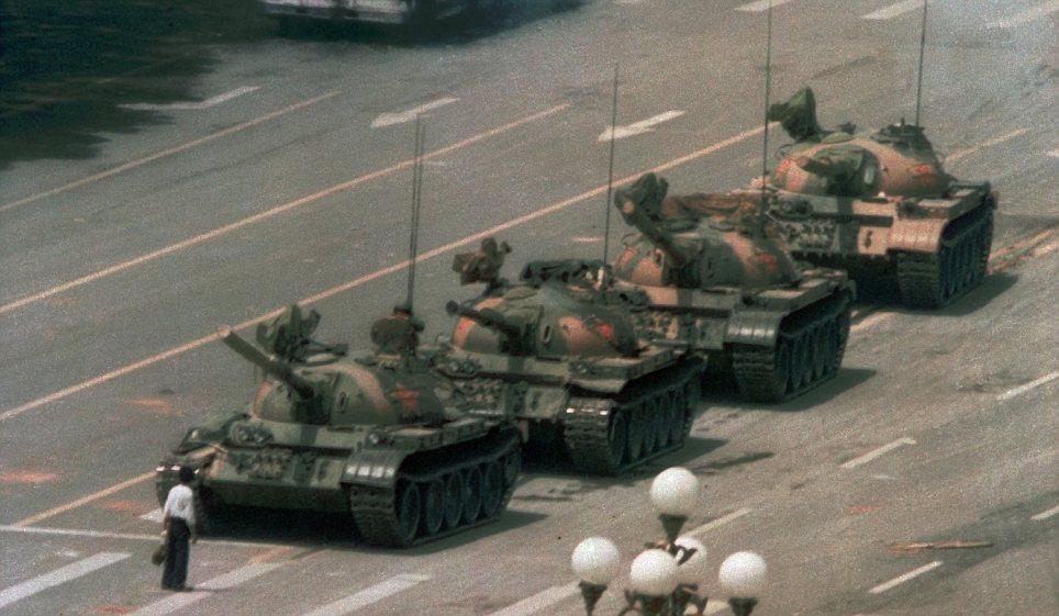 Tank Man s Fans This iconic image of a lone pro-democracy protestor in China s Tiananmen