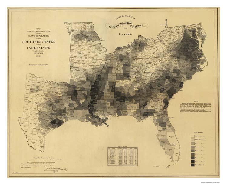 Slave population 1861
