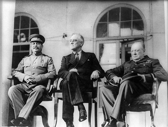 War time Conferences Teheran - November/December 1943. First Big three conference. Britain and the US commit to opening a second front against Germany. Yalta - February 1945.