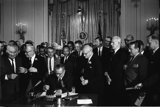 Civil Rights Act of 1964 Outlawed discrimination in public accommodations, housing