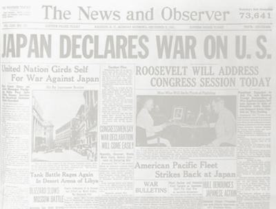 U.S. Declares War Pearl Harbor Japan s Tojo wanted the Philippines and other colonial possessions Plans for bombing the naval base