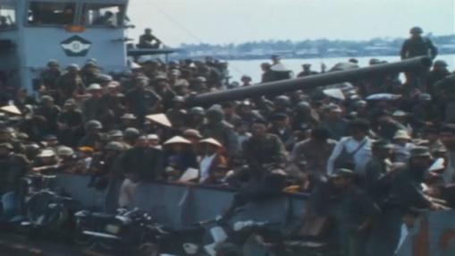 1967 3 min Vietnamese Refugees Historical Footage. Vietnam. 1966-1975.