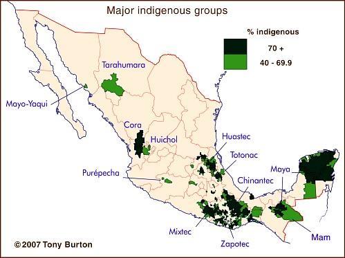 Geography & Population Over 114 million inhabitants makes Mexico the 2nd largest country in Latin America 60% Mestizo (mixed Amerindian & Spanish descent) 30% Amerindian (indigenous