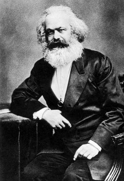 blame Marxist historians: Marx saw class struggle as determining history, with communist revolution being possible in developed countries.