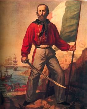From Chapter 23 World History: Connections to Today 1.) What symbols of Italian nationalism appear in the painting? 2.) How does the painting show that Garibaldi used military tactics to help unify Italy?