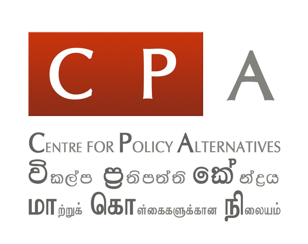The Centre for Policy Alternatives(CPA) is an independent, nonppartisan organisation thatfocusesprimarilyonissuesofgovernanceandconflictresolution.