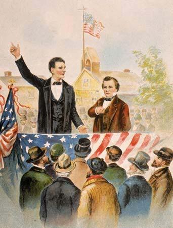 Lincoln-Douglas Debates, 1858 For Senate position Lincoln questioned how Doulgas could reconcile popular sovereignty with Dred Scott decision Freeport Doctrine Douglas said slavery could not exist