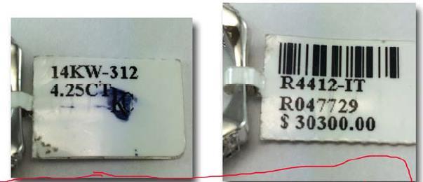 On February,, Plaintiff purchase a ring manufactured by Defendant KC Jewelry from Modern Jewelry. Below is a picture of the ring along with the applicable tags.. The ring was represented to contain.