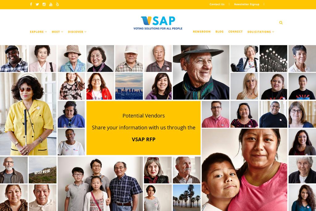 STAY CONNECTED HAVE YOU VISITED OUR WEBSITE? Get the latest updates and project developments at VSAP.lavote.