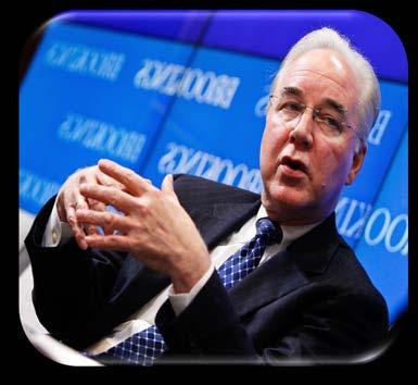 Healthcare Under a New Administration Health and Human Services (HHS) Secretary Former House Budget Committee Chairman Tom Price, M.D.