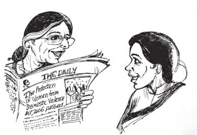 October 2006 Shazia, did you read today s newspapers? Isn t it a great day for women? Not just women. Violence-free homes will benefit everyone.