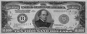 McKinley US $1000.