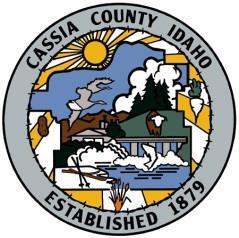 Cassia County Board of Commissioners MEETING MINUTES Cassia County Courthouse Commission Chambers 1459 Overland Ave Room 206 Burley ID 83318 9:00 AM The Cassia County Board of Commissioners met today