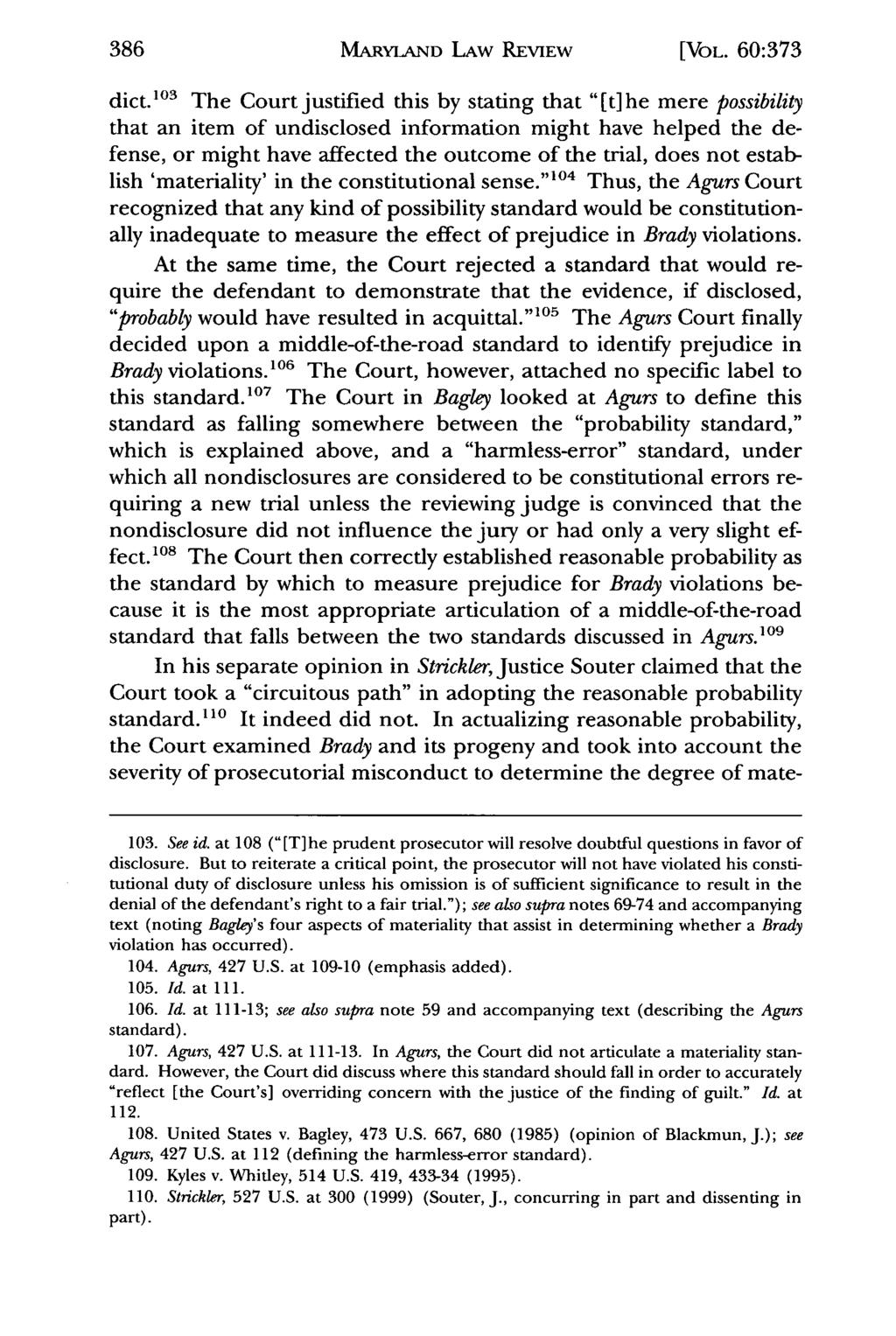 MARYLAND LAW REVIEW [VOL. 60:373 dict.