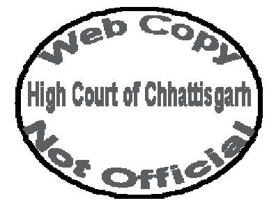 Page 1 of 12 AFR HIGH COURT OF CHHATTISGARH, BILASPUR Writ Petition (C) No.3341 of 2017 Order reserved on: 14 12 2017 Order delivered on: 2 1 2018 N.R. Sharma, S/o Late Shri Manoharlal Sharma, aged about 54 years, R/o B 7, M/s Ind Synergy Limited, Residential Colony, Kotmar, Raigarh, District Raigarh (C.