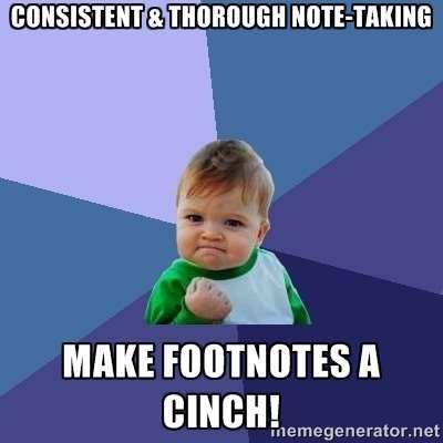 Why good note-taking is important Bolster your argument Avoid