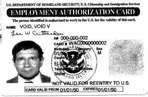 Employment Authorization Card (EAD) 1.