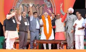 General Election (2014) The decisive mandate given to the Bharatiya Janata Party (BJP) in India s