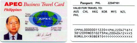 26 ADB and FICCI Appendix 3: APEC Business Travel Card The APEC Business Travel Card (ABTC) allows business travelers pre cleared, facilitated short term entry to participating member economies.