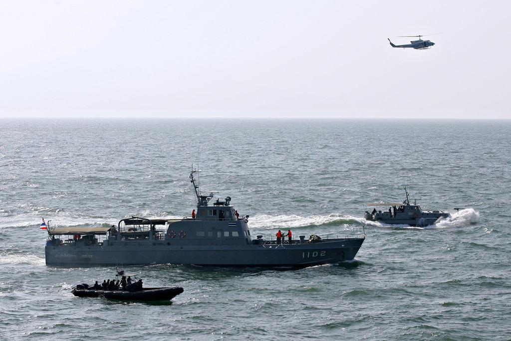 Thai and Malaysian naval forces pursue a pirate ship in 2007. TENGKU BAHAR/AFP/Getty Images The initiative will therefore struggle to expand beyond narrowly focused, loosely coordinated operations.