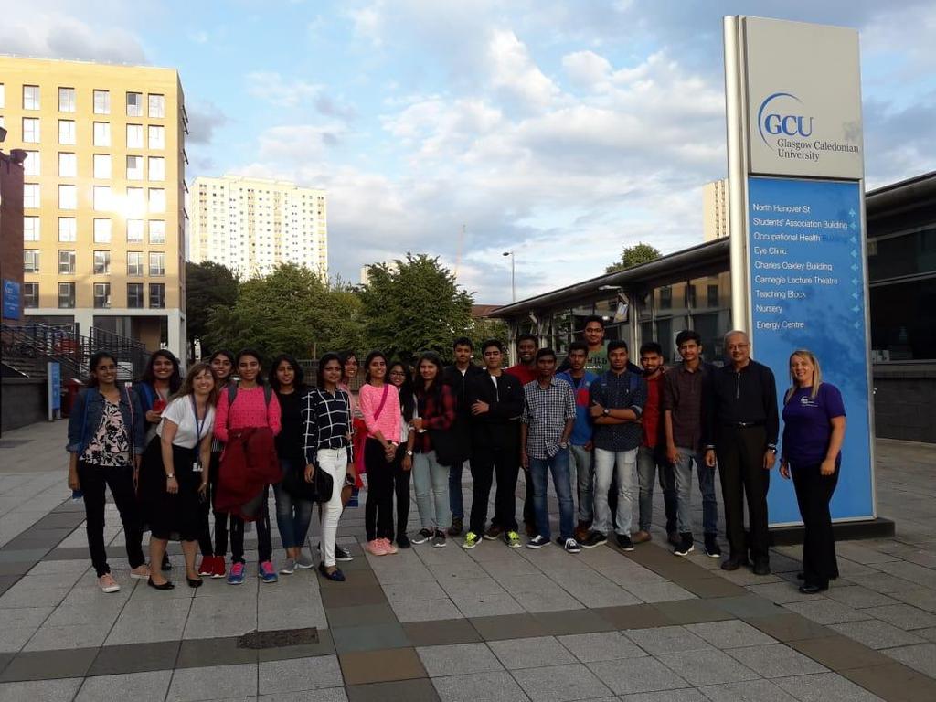 PSG Institute of Technology and Applied Research Students at Glasgow Caledonian University, Scotland, United Kingdom International