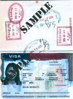 ABOUT YOUR VISA If leaving the U.S., be sure your visa will not expire before you return.