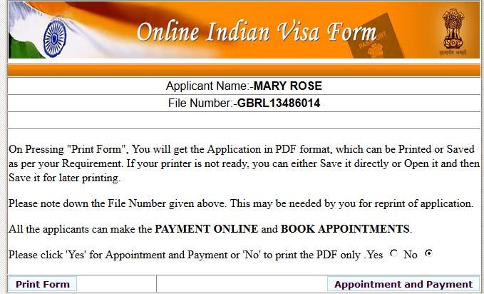 Your application form is almost complete. Please take note of File Number.