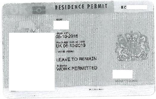Limited Leave to Remain Features: Can be issued as a visa or vignette inside a passport or as a BRP Validity can vary, but most commonly for three years.