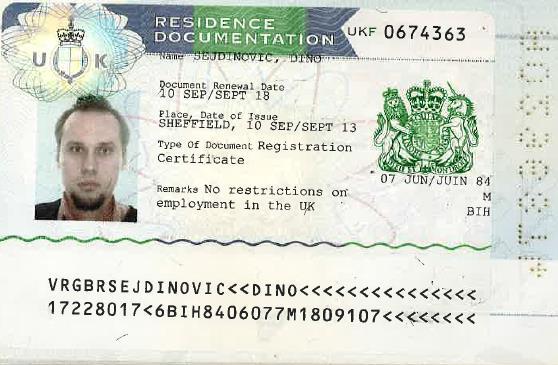List B document 3 A Residence Card issued by the Home Office to a non EEA/Swiss national who is a family member of an EEA/ Swiss national or who has a derivative right of residence: Non-EEA family